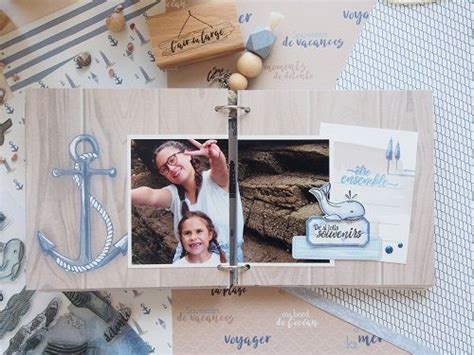 Mini Album Bord De Mer R Alis Par Nena Scrap En Mini Album De