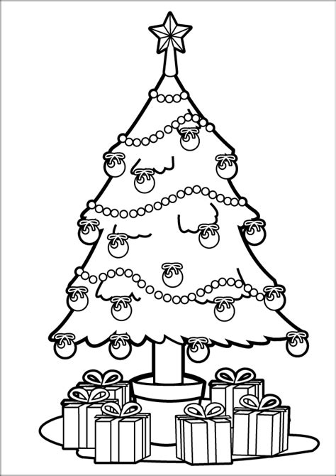 Sapin Coloriage Vorlage Natal Ausmalbilder Weihnachtsbaum Vorlagen