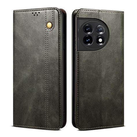 Cubix Flip Cover For Oneplus 11r One Plus 11r Handmade Leather Wallet Case With Kickstand Card