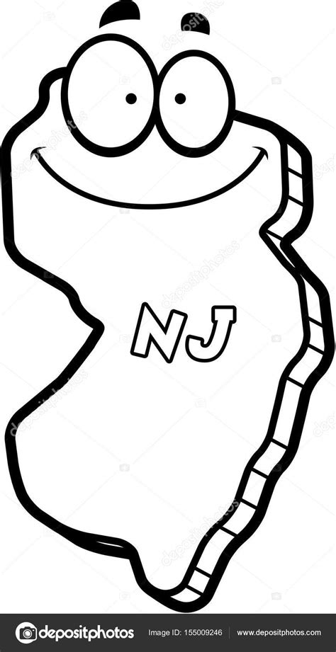 Cartoon New Jersey — Stock Vector © cthoman #155009246