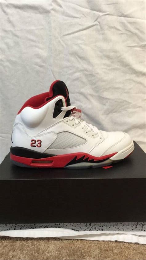 Nike Air Jordan Retro 5 “Fire Red (Black Tongue)” | Kixify Marketplace