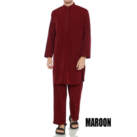 Jual Setelan Kurta Pakistan Polos Pria Muslim Setelan Gamis Pria