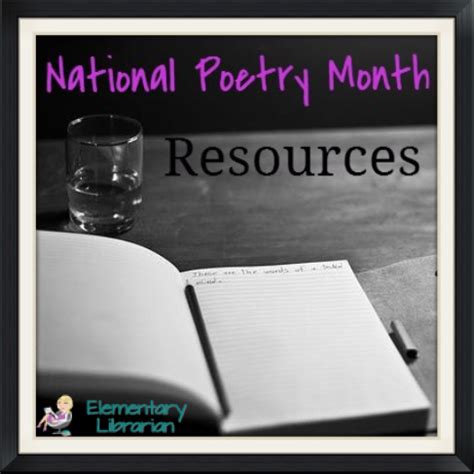 National Poetry Month Resources - Elementary Librarian