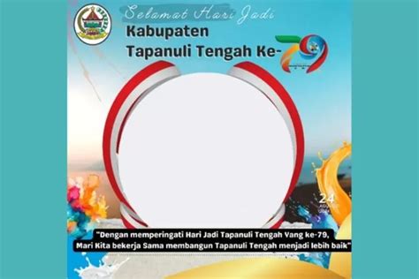 Inilah 6 Link Twibbon Hari Jadi Kabupaten Tapanuli Tengah Ke 79 Tahun