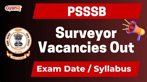 PSSSB Recruitment 2023 Surveyor 21 Vacancies Out Detailed