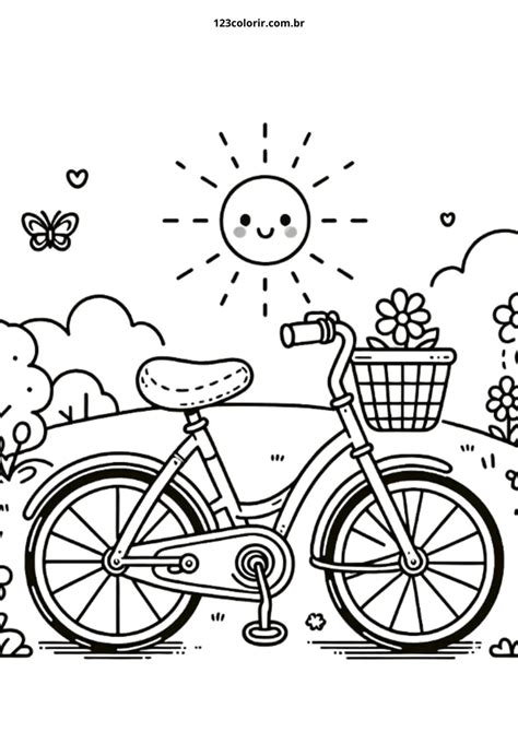 Bicicleta Desenho Para Colorir - 35 Desenhos de Bicicleta para Colorir – 123 Colorir