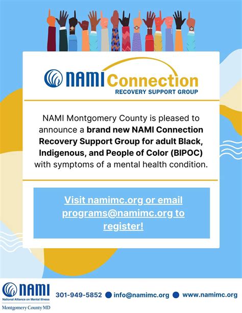 Nami Montgomery County Md On Twitter Nami Mc Is Pleased To Announce A