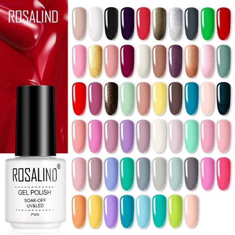 Rosalind Vernis Ongles Semi Permanent Hybride Gel Uv Couche De