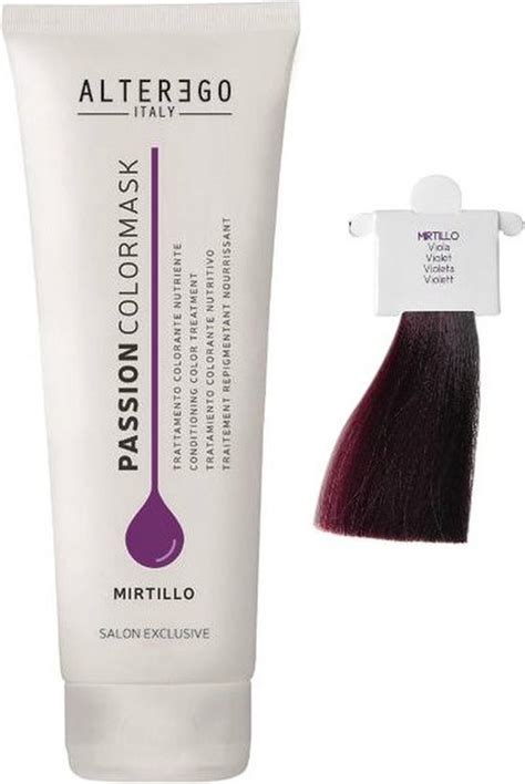 Haarmasker Passion Colormask Alterego Paars 250 Ml Bol