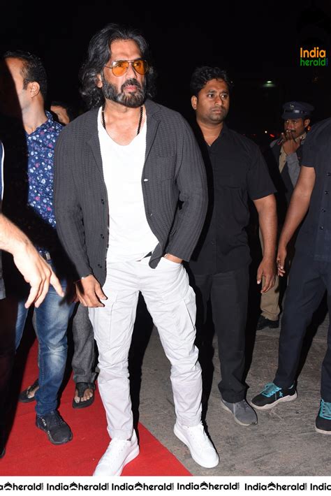 Actor Sunil Shetty Latest Photos From Darbar Pre Release Ev