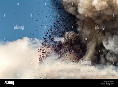 Volcano Etna eruption Stock Photo - Alamy