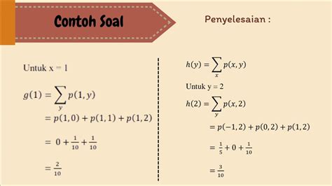 Fungsi Massa Peluang Bersyarat Dan Fungsi Massa Peluang Bebas Independence Youtube
