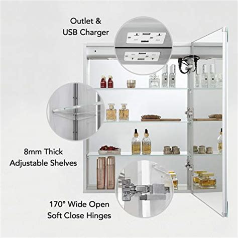 Blossom Recessed Or Surface Inch Led Mirror Medicine Cabinet With