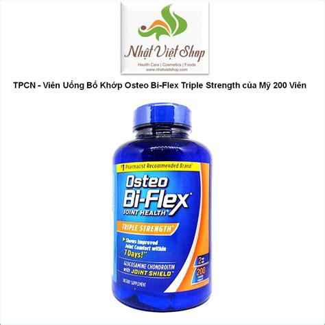 Tpcn Viên Uống Bổ Khớp Osteo Bi Flex Triple Strength Của Mỹ 200 Viên