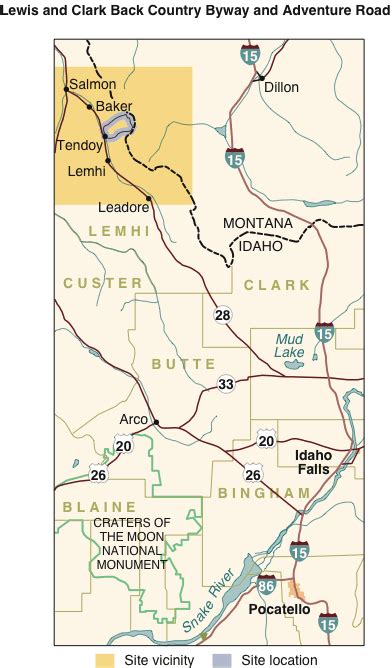 Lewis And Clark Back Country Byway And Adventure Road Id Road