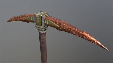 3d Model Pickaxe Orichalcum Vr Ar Low Poly Cgtrader