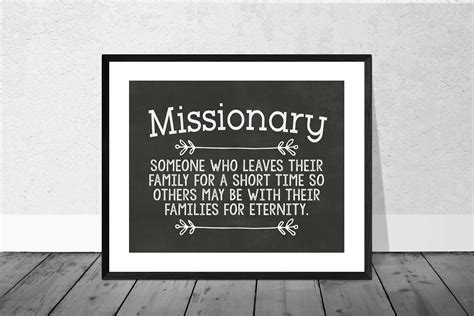 Lds Missionary Printable Lds Printable Lds Missionary Etsy Canada