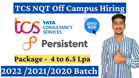 Tcs Off Campus Drive Tcs Nqt Job Hiring Tcs Recruitment