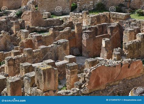 The Ruins Of The Carthage At Byrsa Hill Stock Image Image Of Hill