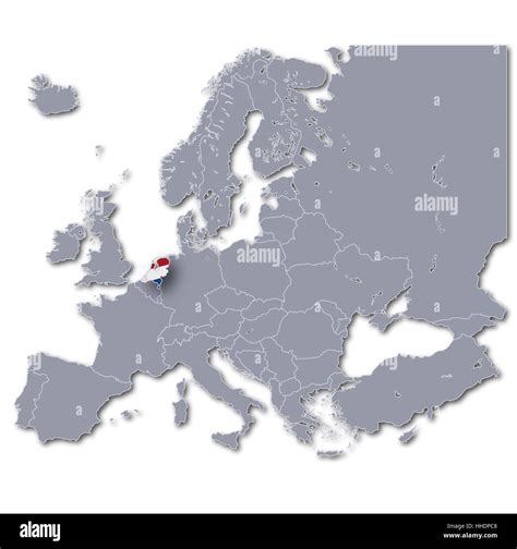 europe map netherlands Stock Photo - Alamy