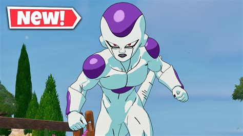 New Frieza Skin Gameplay In Fortnite Dragon Ball Z Youtube