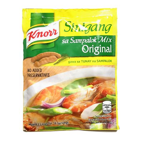 Knorr Sinigang Sa Sampalok Mix Original Tamarind Soup Mix 44g Pinoy Groseri Pinoy Groseri