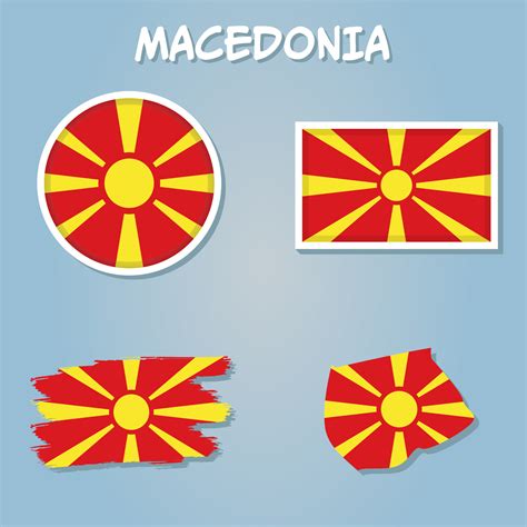 North Macedonia vector map flag silhouette illustration isolated. 21991565 Vector Art at Vecteezy