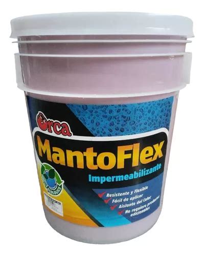 Mantoflex Pintura Impermeabilizante Para Techos Cu Ete Rojo Mercadolibre