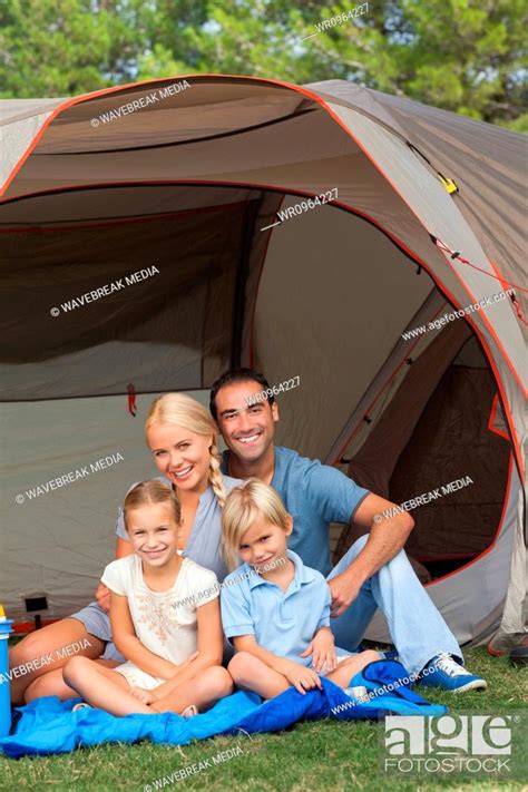 Family camping holiday, Stock Photo, Picture And Royalty Free Image ...