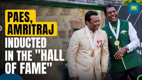 Leander Paes And Vijay Amritraj Became The First Asians To Be Inducted