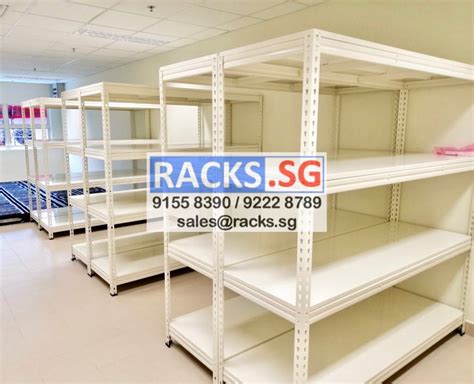 Tier Heavy Duty Boltless Rack With Metal Shelves Racks Sg Metal