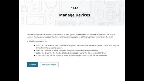 CompTIA TESTOUT PC PRO LAB 10 4 7 Manage Devices YouTube