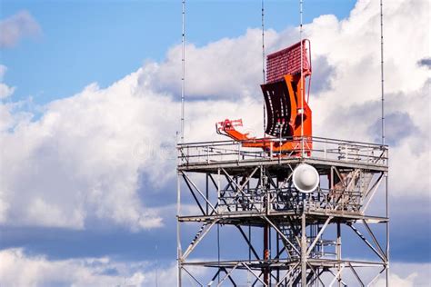 Radar Del Controllo Del Traffico Aereo Immagine Stock Immagine Di