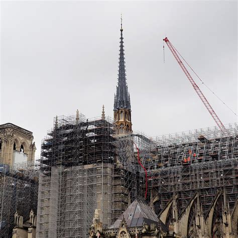 Dezeen Video Captures Reconstructed Spire At Notre Dame Architectural