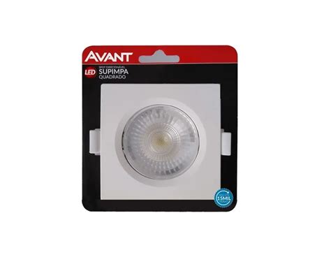 Spot Led De Embutir 5w 4000k Luz Neutra Bivolt Avant Alfa Materiais