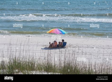 Gulf beaches along Florida's Panhandle at St. Joseph Peninsula State ...