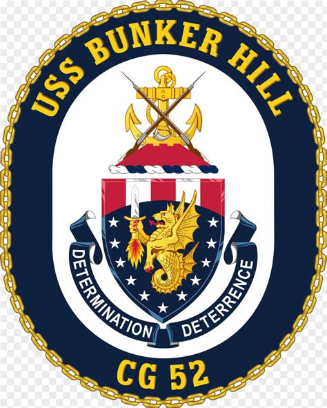 Crest Battle Of Bunker Hill USS CG 52 United States Ticonderoga Class