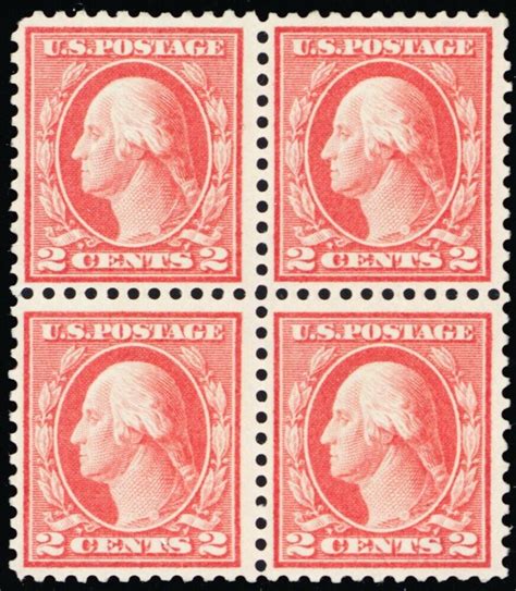 461 Mint VF NH RARE 2 Block Of Four With PFC Certificate CV 1300