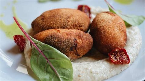 Croquetas De Calabaza Y Queso Crujientes Por Fuera Y Cremosas Por Dentro