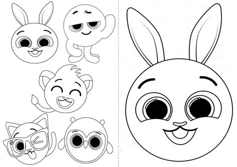 Desenhos Bolofofos Para Colorir Ver E Fazer