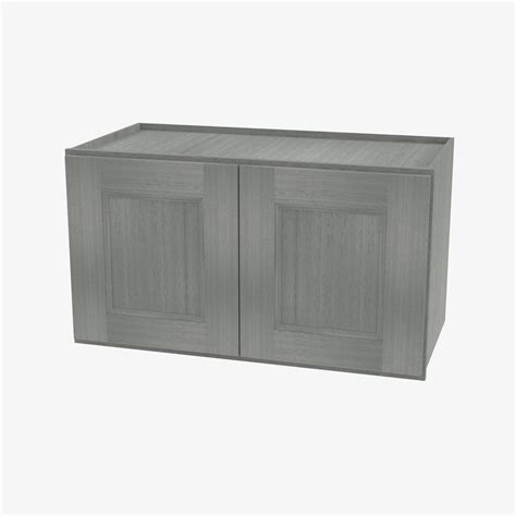 TG-W2415B Double Door 24 Inch Wall Cabinet | Midtown Grey - House Of
