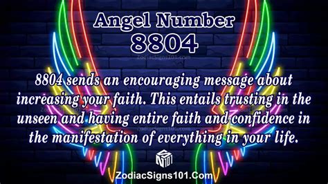 8804 Angel Number Spiritual Meaning And Significance Zodiacsigns101