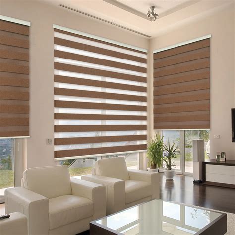 2018 Latest Design Double Roller Blinds,Rainbow Curtains,Day Night ...