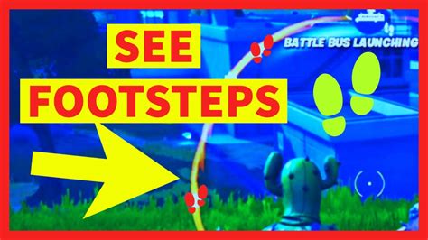 How To See Footsteps In Fortnite Visualize Sound Effects Visual