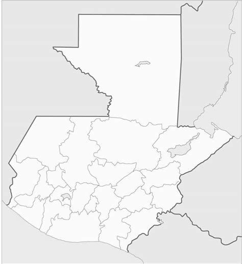 Mapa De Guatemala Sin Nombres Para Imprimir En Pdf Pdmrea Pdmrea