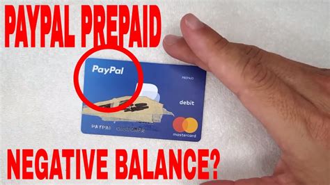 Why Does Paypal Prepaid Debit Card Overdraft Overlimit Negative Balance