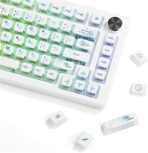 XVX Pudding Keycaps PBT Keycaps 116 Keys Dye Sublimation And Clear