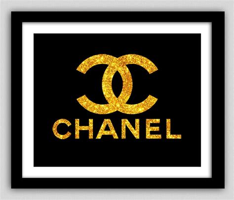 INSTANT DOWNLOAD Chanel Fashion Logo Printable 8x10