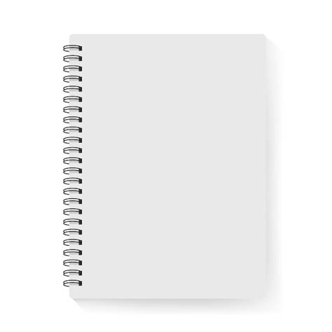 Premium Vector Realistic Notebook Or Notepad With Binder Isolated