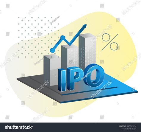 Ipo Initial Public Offering Stock Illustration Stock Vector Royalty